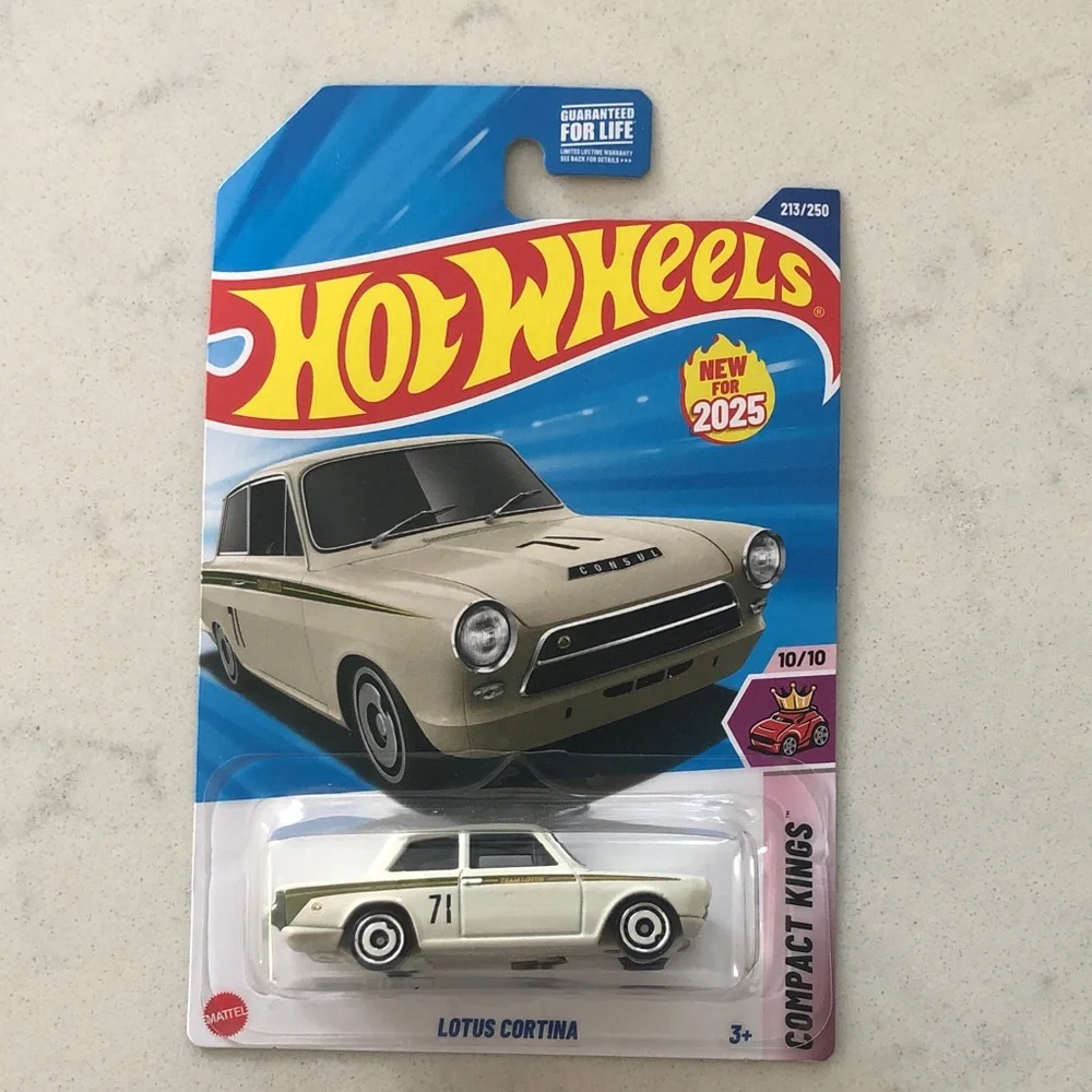 Mattel Hot Wheels Lotus Cortina - Cream
